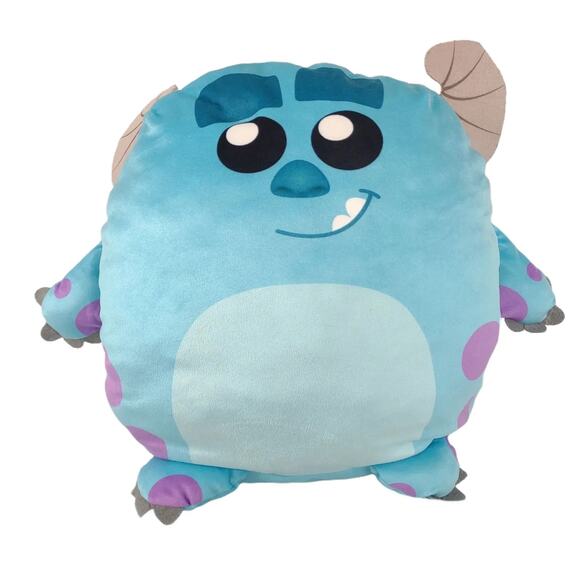 Disney 100 Pixar Mattel Cuutopia Sulley Monsters Inc 14" Squishy Plush Pillow - Picture 2 of 7